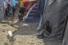 People take refuge at an abandoned school transformed into a shelter after being forced to leave their homes due to a gang attack in Port-au-Prince, Haiti, Tuesday, Oct. 29, 2024. (AP Photo/Odelyn Joseph)
