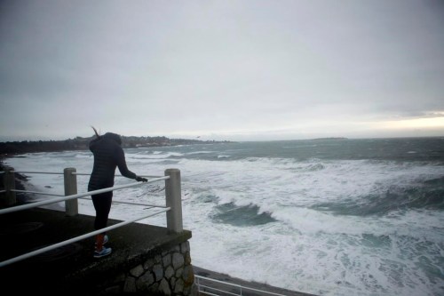 Strong winds push across Vancouver Island during a storm, Jan. 5, 2021. THE CANADIAN PRESS/Chad Hipolito