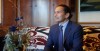 MIKE DEAL / FREE PRESS
Embargoed until October 3/24.  
Premier Wab Kinew during a one-on-one interview with reporter Carol Sanders in his office at the Manitoba Legislative Building Tuesday morning.
Reporter: Carol Sanders
241001 - Tuesday, October 01, 2024.