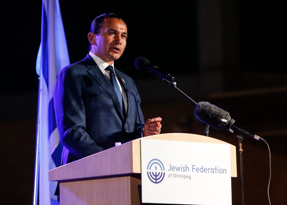 JOHN WOODS / FREE PRESS
Premier Wab Kinew was among the politicians in attendance.