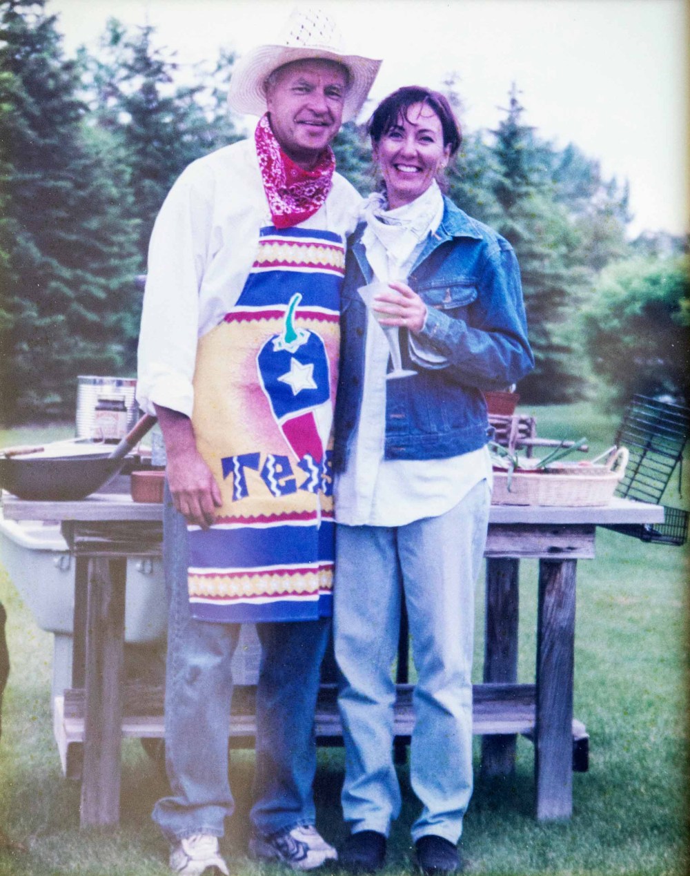 Supplied
Kisil and Chimilar at a themed cookout.