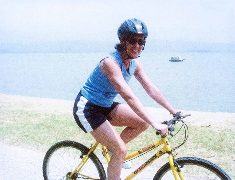 SUPPLIED
Kisil on a cycling trip in Italy.