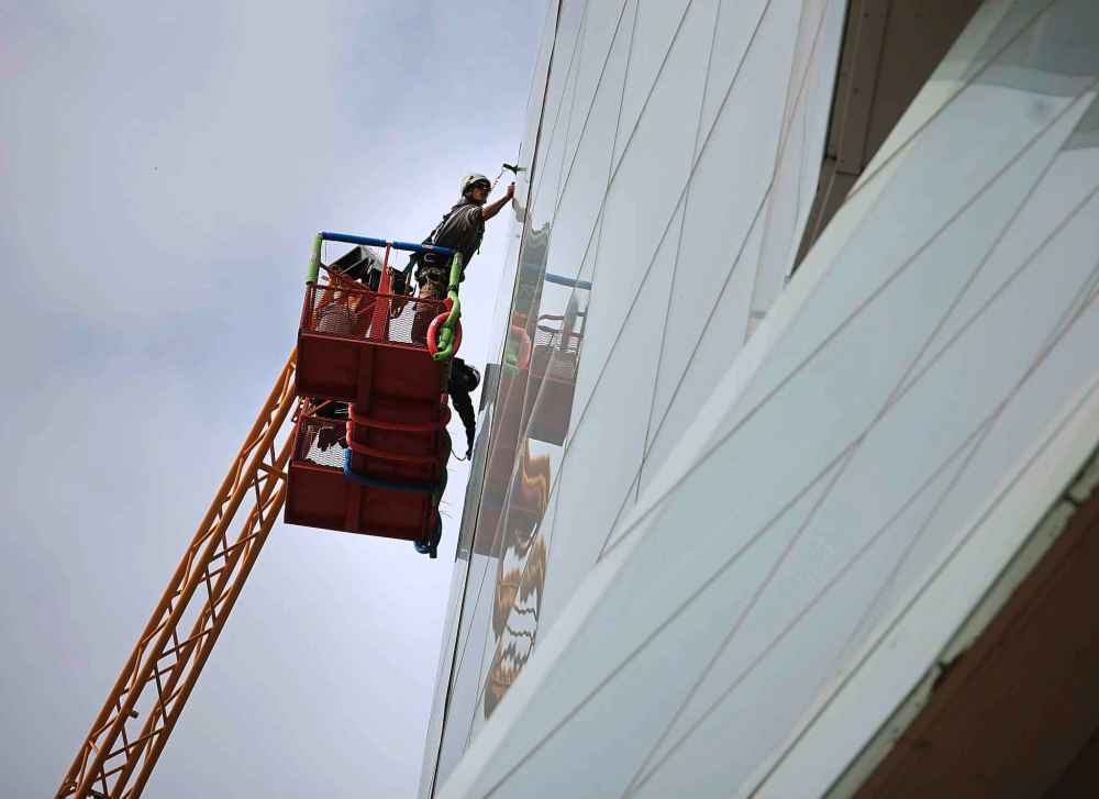 “I enjoy it. I’m coming to hang out for eight hours and then I go home. It doesn’t even feel like work,” says Carson Therrien. (Ruth Bonneville / Free Press)