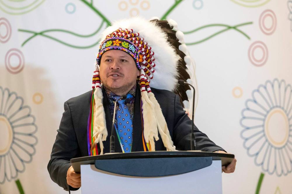 BROOK JONES / FREE PRESS files
In bringing the lawsuit, Southern Chiefs’ Organization Grand Chief Jerry Daniels said: ‘the lake has its own rights. The lake is a living being.’