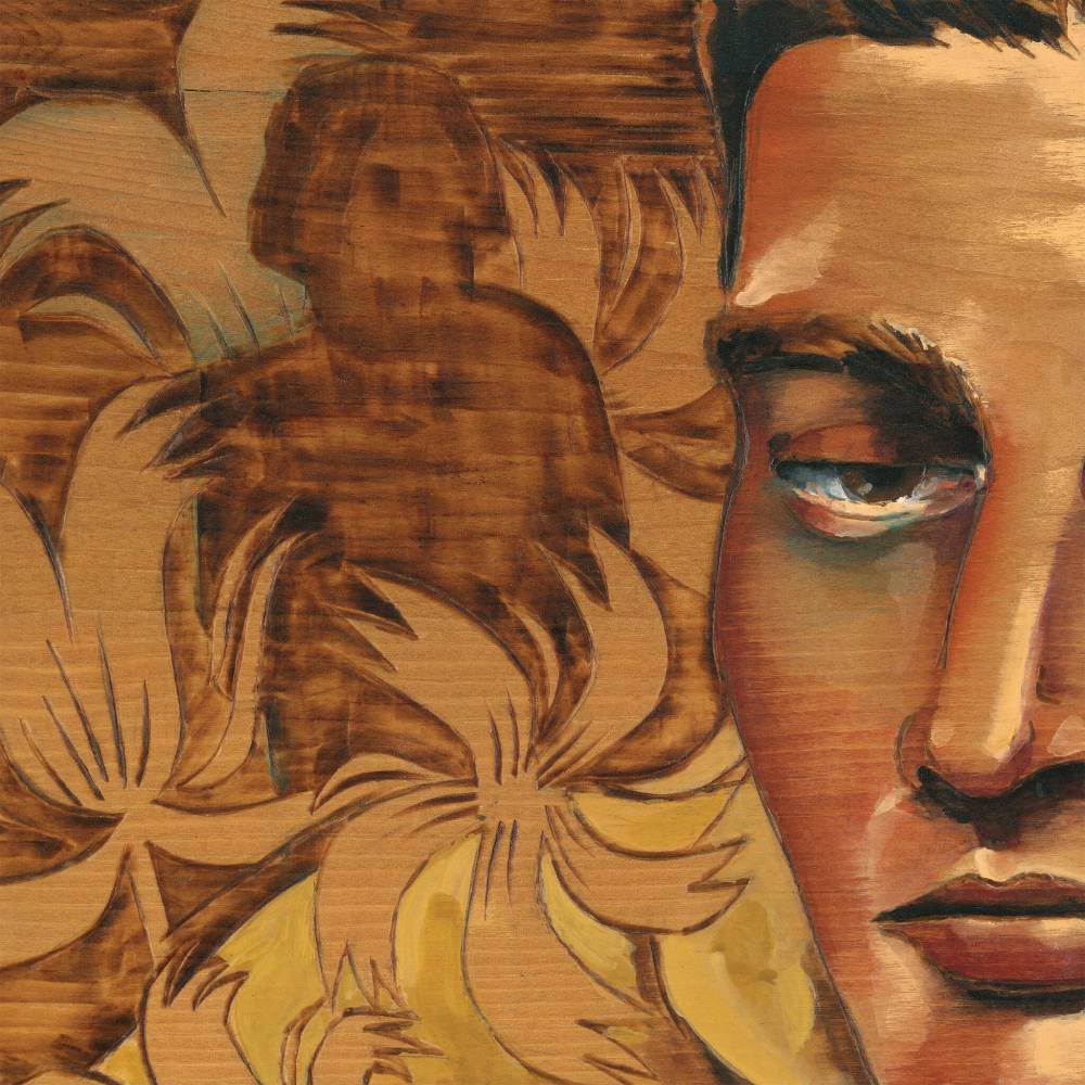 The album artwork for One Real Reveal was
painted by Plaskett’s wife, Rebecca Kraatz.