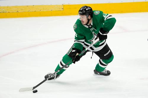 Tony Gutierrez / The Associated Press files
                                Dallas Stars&rsquo; Logan Stankoven should be in the conversation for rookie of the year.