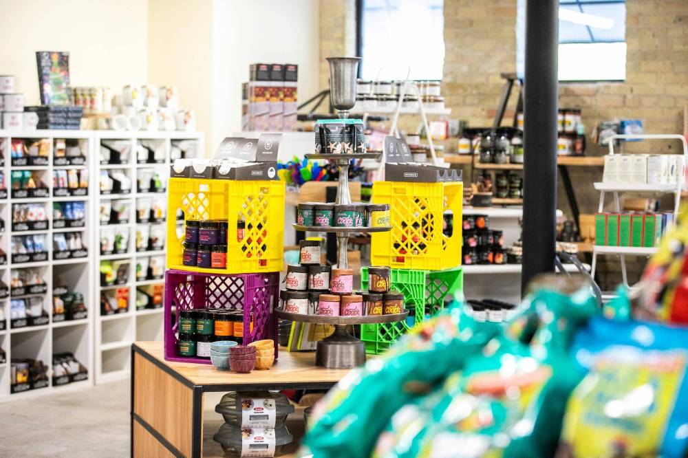 MIKAELA MACKENZIE / FREE PRESS
The owners of the Forks Trading Co. 'always dreamed of opening up a gourmet food store.'