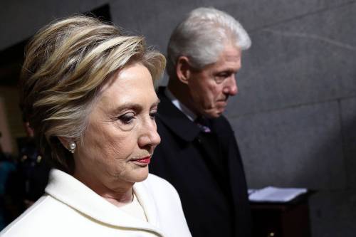 Win McNamee photo / The Associated Press files
                                Hillary Clinton (seen here at the 2017 U.S. presidential inauguration) warns what could happen if Donald Trump loses the 2024 election.