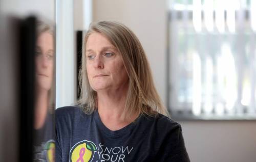 Ruth Bonneville / Free Press
                                Jennifer Borgfjord, 54, was diagnosed with breast cancer after contradictory messaging in her mammogram reports and no offer of supplemental screening.