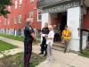 MALAK ABAS / FREE PRESS FILES
                                St. Boniface Street Links director Marion Willis receives a $672 ticket for trespassing in July while trying to assist residents of Stratford Hall.