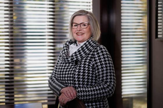 Barbara-Anne Hodge volunteers her time chairing the board of directors at Mamingwey Burn Survivor Society. (Mike Deal / Free Press)