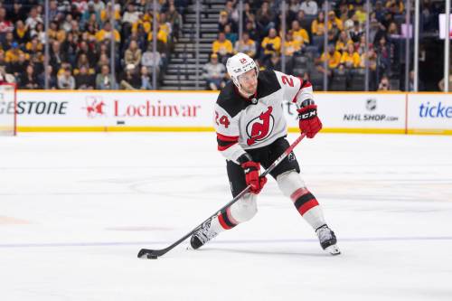 Steve Roberts / USA TODAY files
                                Last season, as a member of the New Jersey Devils, Jets defenceman Colin Miller recorded the hardest slapshot of the season at 102.59 mph.