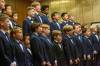 BROOK JONES / FREE PRESS
                                The choir performed at Government House last week at a reception in its honour.