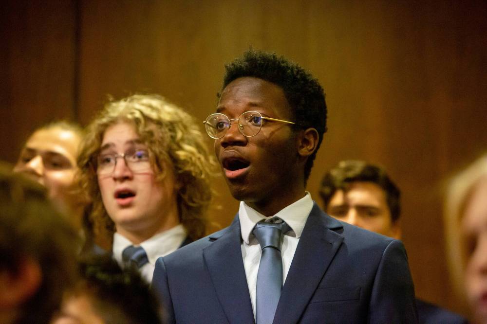 The Winnipeg Boys’ Choir is celebrating its centennial this year. (Brook Jones / Free Press)