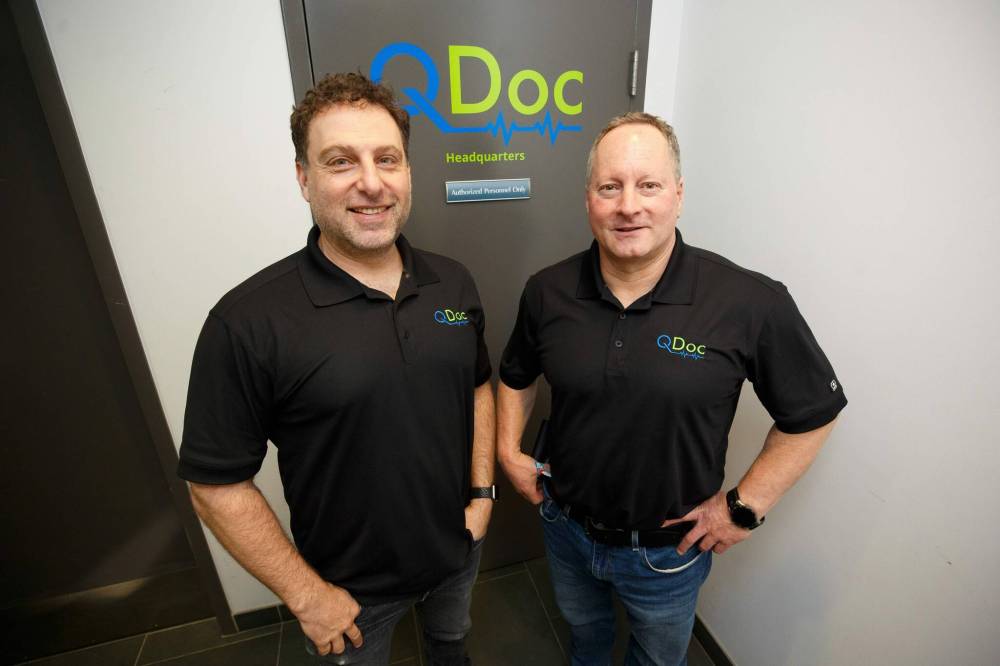 MIKE DEAL / FREE PRESS FILES
Dr. Norman Silver (left) and his partner David Berkowits.