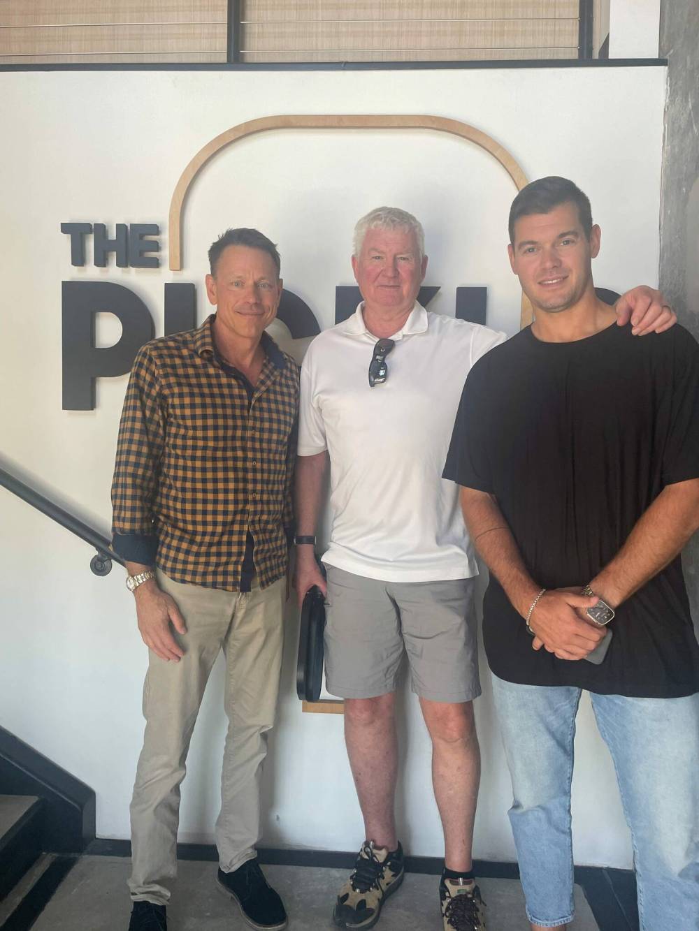 Supplied
TPC Development CEO Bernie Plett (centre), with Picklr president Jonathan Fornaci (left) and chief development officer Christopher Walker.