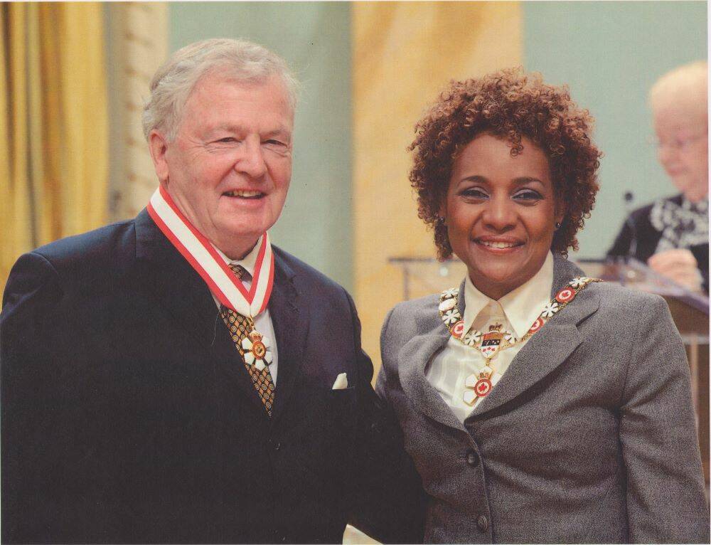 SUPPLIED
Smith (left) and former Governor General Michelle Jean.
