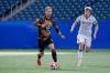 CPL PHOTO
                                Valour&rsquo;s Tass Mourdoukoutas advances the ball during Saturday&rsquo;s regular-season finale.