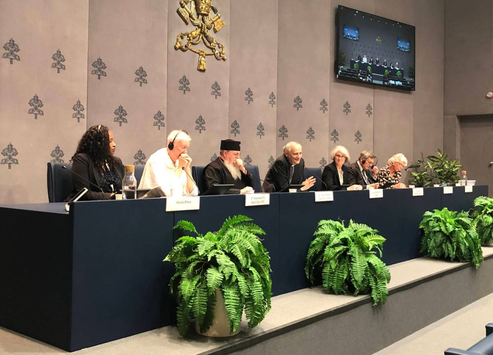 JOHN LONGHURST / FREE PRESS
Italian Cardinal Matteo M. Zuppi speaks at a press conference at the Vatican on Monday.
