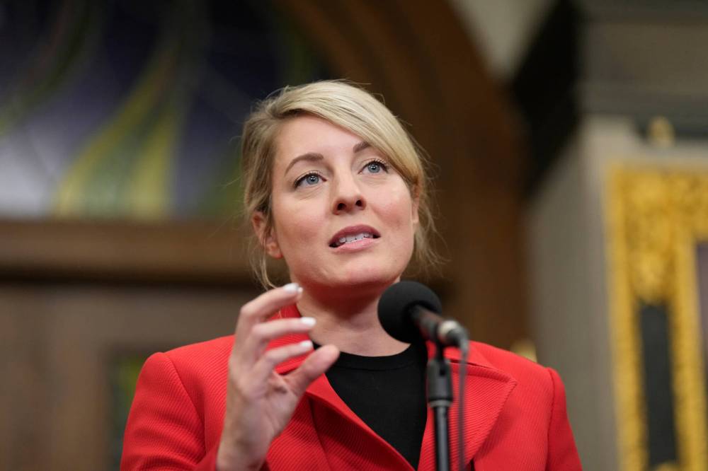 The Canadian Press files
Foreign Affairs Minister Mélanie Joly’s public remarks have lacked mention of Canada’s relationship with Latin America.