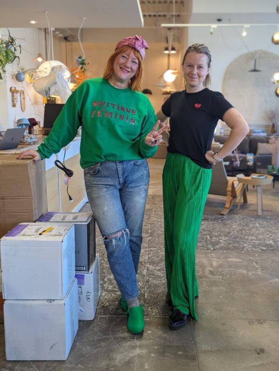 Petit Magasin hosts Meg Greenlay and Nina Quark (Supplied)