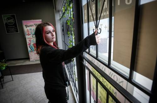 JOHN WOODS / FREE PRESS
                                Dawn Le Sage, inventory manager at Star Buds Cannabis Co., said it&rsquo;s concerning how frequently the thefts are happening.
