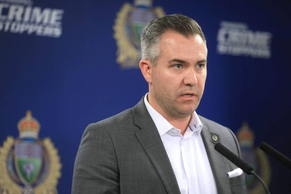 Ruth Bonneville / Free Press
                                Coun. Evan Duncan (Charleswood, Tuxedo and Westwood) talks about receiving complaints from residents about dangerous driving.