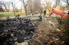 MIKAELA MACKENZIE / FREE PRESS
                                A fire at an encampment near Balmoral Street began with what a resident says sounded like exploding propane containers.