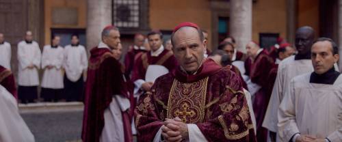 Focus Features
                                Ralph Fiennes delivers what might be a career-best performance as Cardinal Lawrence in Conclave.
