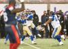 Winnipeg Blue Bombers kicker Sergio Castillo, centre facing, celebrates his game winning field goal with teammates over the Montreal Alouettes during second half CFL football action in Montreal on Saturday, Oct. 26, 2024. THE CANADIAN PRESS/Christinne Muschi