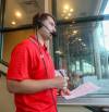 Winnipeg Goldeyes Photo
                                Trevor Curl was once the voice of the 
Swepsonville Sweepers.
