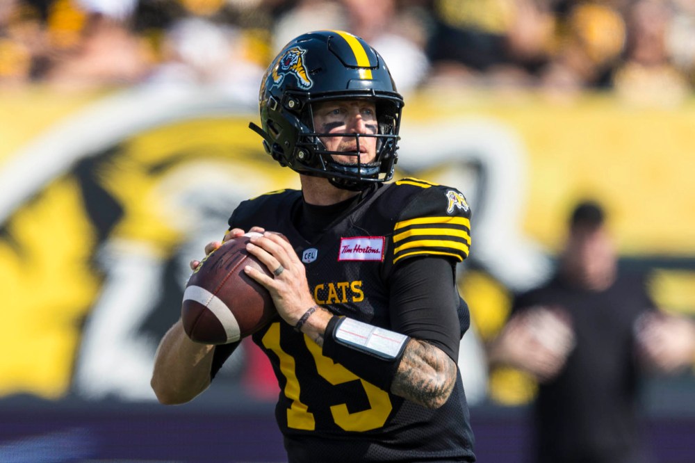MICHAEL P. HALL / THE CANADIAN PRESS FILES
In Calgary Mitchell first made his mark on the CFL, where for a decade he would grow into one of the league’s biggest stars.