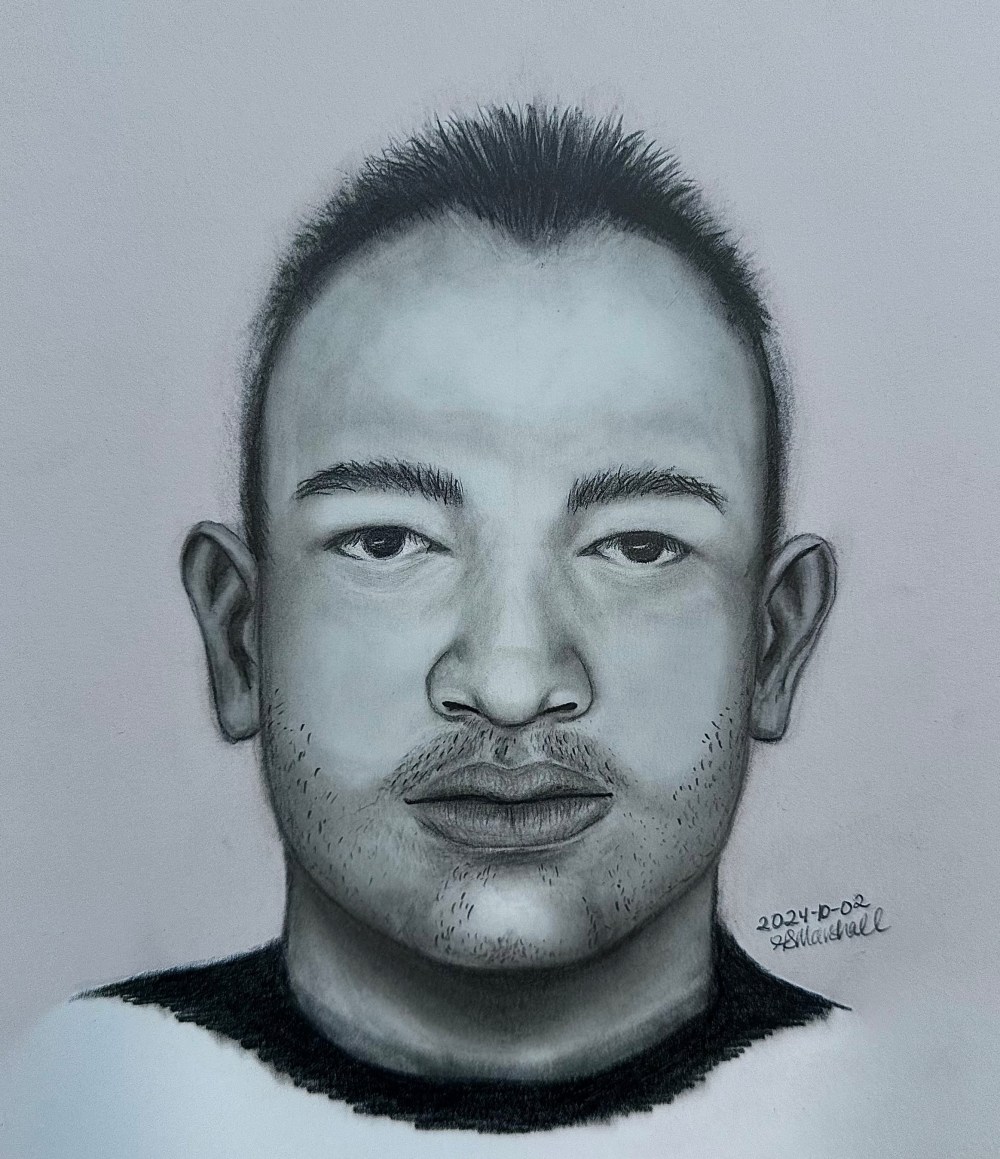 Police release sketch of man found dead in Red River in East St. Paul