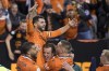 The Canadian Premier League wraps up its sixth season Saturday, with a helping hand from the world governing body of soccer. Forge FC teammates lift up Tristan Borges (19) following his goal against Cavalry FC in extra time during the Canadian Premier League final in Hamilton on Saturday, Oct. 28, 2023. THE CANADIAN PRESS/Nick Iwanyshyn