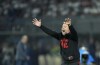 FILE - Coach Jorge Sampaoli of Brazil's Flamengo reacts during a Copa Libertadores round of 16 second leg soccer match against Paraguay's Olimpia at Defensores del Chaco stadium in Asuncion, Paraguay, Aug.10, 2023. (AP Photo/Jorge Saenz, File )