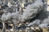 Smoke rises after an Israeli airstrike on Dahiyeh, in the southern suburb of Beirut, Lebanon, Tuesday, Nov. 12, 2024. (AP Photo/Bilal Hussein)