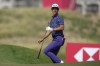Thorbjorm Olesen of Denmark watches after playing his second shot at the 2nd hole during the third round of Abu Dhabi Golf Championship in Abu Dhabi, United Arab Emirates, Saturday, Nov. 9, 2024. (AP Photo/Altaf Qadri)