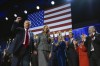 President-elect Donald Trump gestures as he walks with Melania Trump at an election night watch party at the Palm Beach Convention Center, Wednesday, Nov. 6, 2024, in West Palm Beach, Fla. A picture of Trump's second administration is starting to emerge with key positions going to his most loyal supporters. (AP Photo/Evan Vucci)