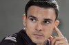 Bayern's Joao Palhinha attends a news conference in Munich, Germany, Tuesday, Nov. 5, 2024, ahead of the Champions League opening phase soccer match between FC Bayern and Benfica Lisbon. (AP Photo/Matthias Schrader)
