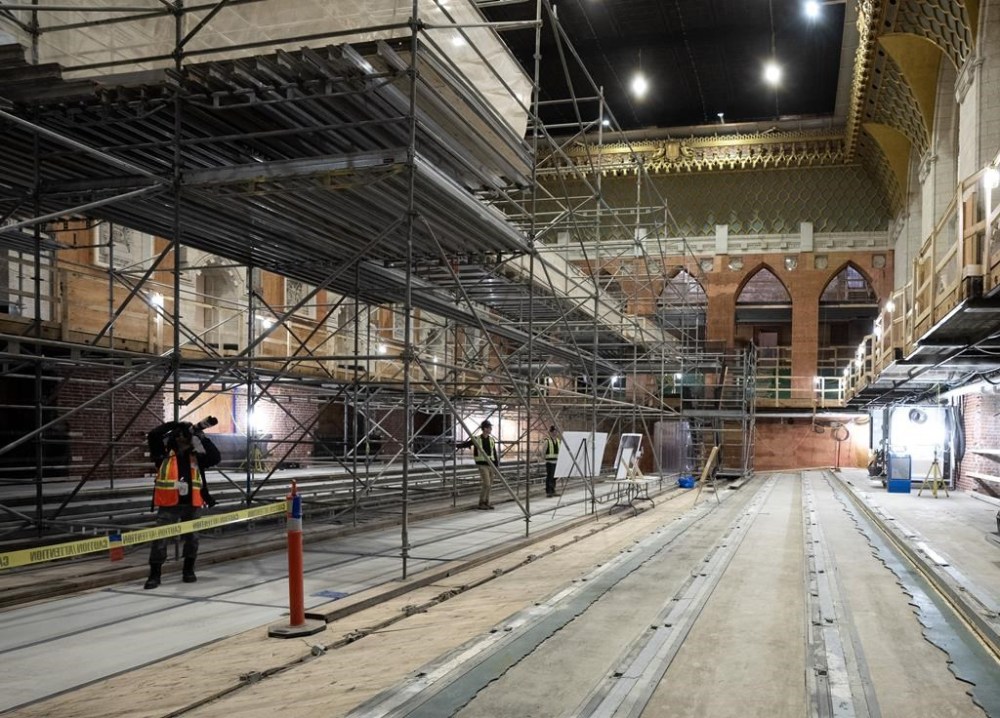 A photographer takes photos of the House of Commons during a tour of work being completed to Centre Block, Thursday, Nov. 14, 2024 in Ottawa. THE CANADIAN PRESS/Adrian Wyld