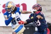 Winnipeg Blue Bombers wide receiver Kenny Lawler (89) tries to get past Montreal Alouettes defensive back Kabion Ento (48) during second half CFL football action in Montreal on Saturday, Oct. 26, 2024. Competition has always fuelled Kenny Lawler. Now the American wide receiver's insatiable drive to win is fuelling the Winnipeg Blue Bombers as they prepare to face the Toronto Argonauts in the Grey Cup on Sunday. THE CANADIAN PRESS/Christinne Muschi