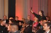 A protester films herself as she interrupts the Scotiabank Giller Prize in Toronto, on Monday, Nov. 13, 2023. The Scotiabank Giller Prize won't drop its lead sponsor, despite mounting pressure from some high-profile members of the literary community. THE CANADIAN PRESS/Chris Young
