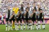 FILE - Players from Germany pose for the team photo as they cover their mouth prior to the World Cup group E soccer match between Germany and Japan, at the Khalifa International Stadium in Doha, Qatar, Nov. 23, 2022. (AP Photo/Ebrahim Noroozi, File)