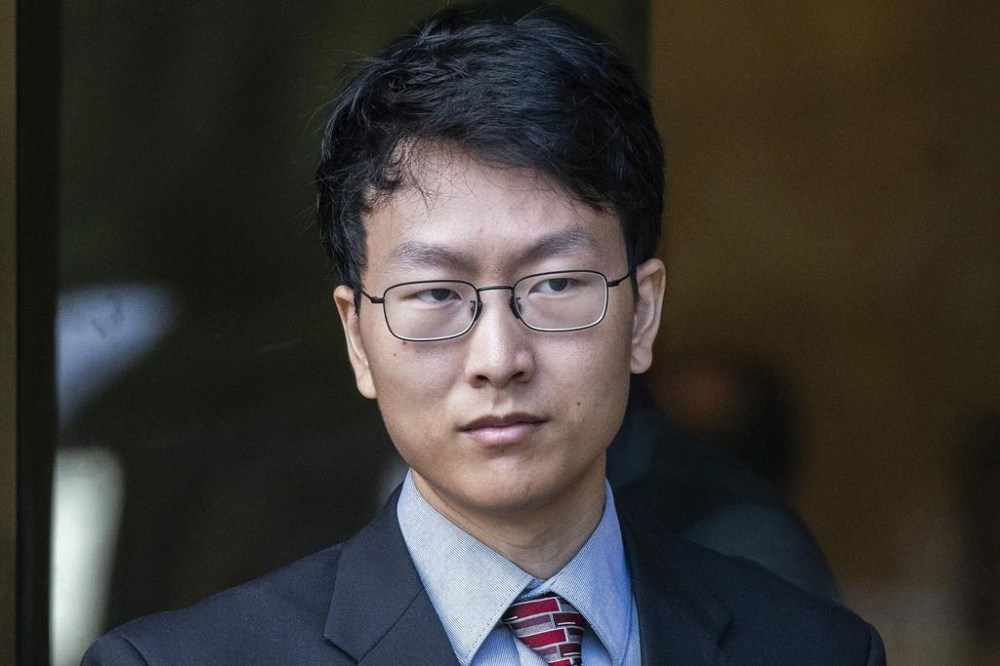 FILE - Gary Wang, co-founder and former chief technology officer of FTX Cryptocurrency Derivatives Exchange exits the Manhattan federal court after testifying on Oct. 10, 2023, in New York. (AP Photo/Eduardo Munoz Alvarez, file)
