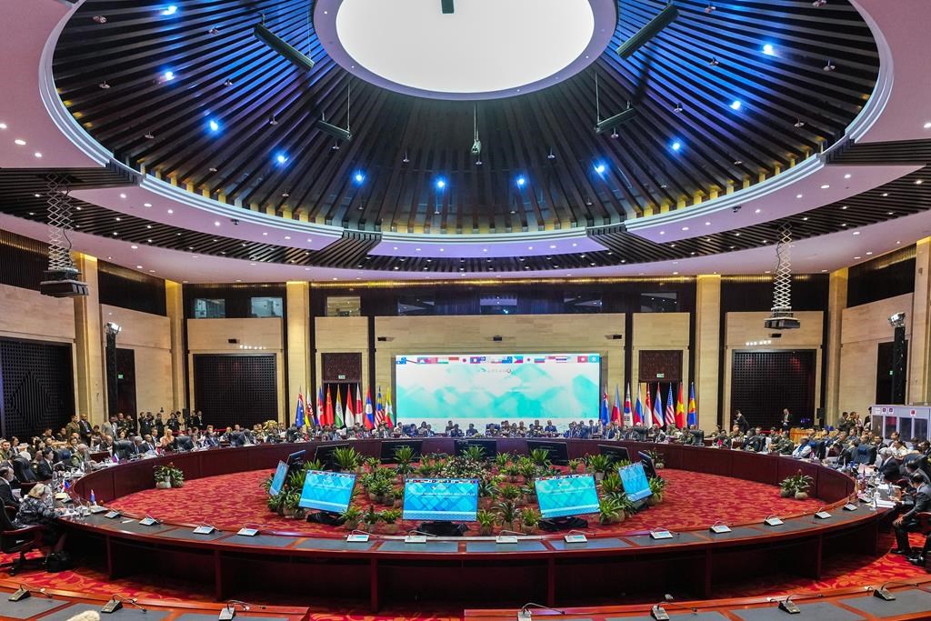 Southeast Asian defense chiefs discuss regional security with US, China ...
