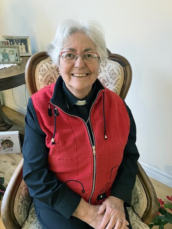 Dianne Parker, 78, pictured in Halifax, Nova Scotia on November 21, 2024. Parker says the Canada Post strike, now entering its second week, is eroding joy for many seniors in Canada and is making them feel isolated. THE CANADIAN PRESS/HO Francois Rouleau **Mandatory Credit**