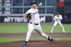 FILE - Houston Astros starting pitcher Yusei Kikuchi throws against the Seattle Mariners during the first inning of a baseball game Wednesday, Sept. 25, 2024, in Houston. (AP Photo/Michael Wyke, File)