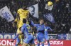 Udinese's Keinan Davis scores during the Serie A soccer match between Empoli and Udinese at the Carlo Castellani Stadium in Empoli, Italy, Monday, Nov. 25, 2024. (Marco Bucco/LaPresse via AP)