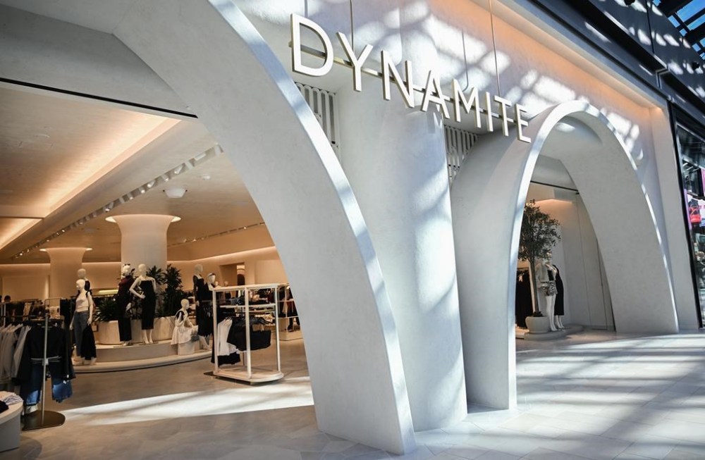 A Dynamite clothing retail store is shown in Montreal, Friday, Nov. 15, 2024. THE CANADIAN PRESS/Graham Hughes
