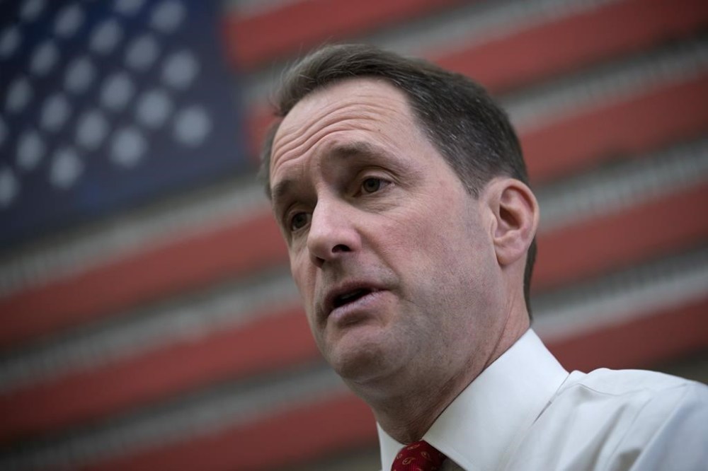 Jim Himes, a Democratic congressman for Connecticut, posted on social media that he went to school with Carney.  (AP Photo/J. Scott Applewhite, File)